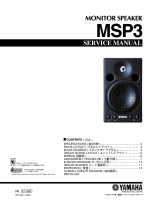 Yamaha MSP-3 - Service Manual 